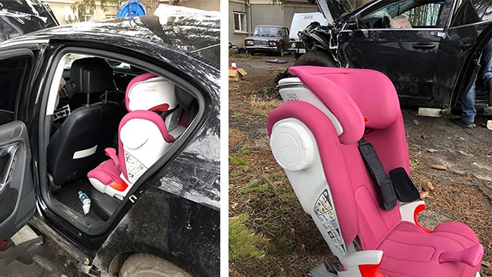 Replacing a child car seat after an accident