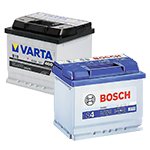 Varta and Bosch batteries
