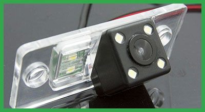 Input for rear view cameras and parking assistant