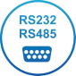 Support for RS232/RS485 interfaces