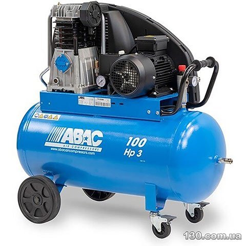 ABAC PRO A49B 100 CM3 — belt Drive Compressor with receiver (4116000250)