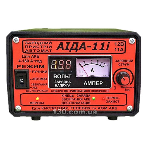 АИДА 11i — импульсное зарядное устройство 12 В, 11 А с десульфатацией