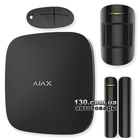 Бездротова GSM сигналізація для дому / квартири AJAX StarterKit Black (7563.00.BL1)
