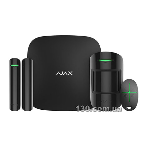 Бездротова GSM сигналізація для дому / квартири AJAX StarterKit Plus Black