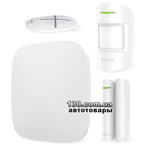 Бездротова GSM сигналізація для дому / квартири AJAX StarterKit White (7564.00.WH1)