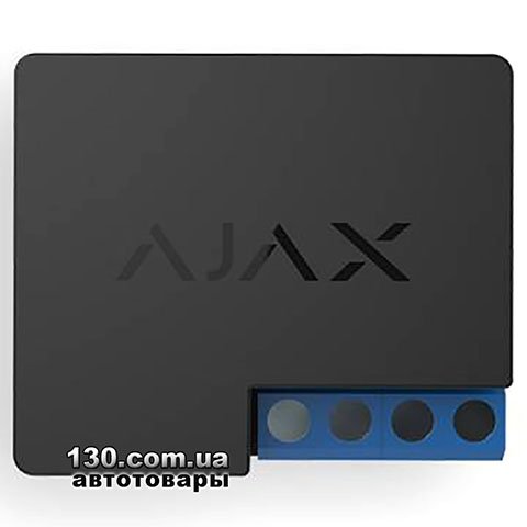 Wireless Household Appliances Controller AJAX WallSwitch Black