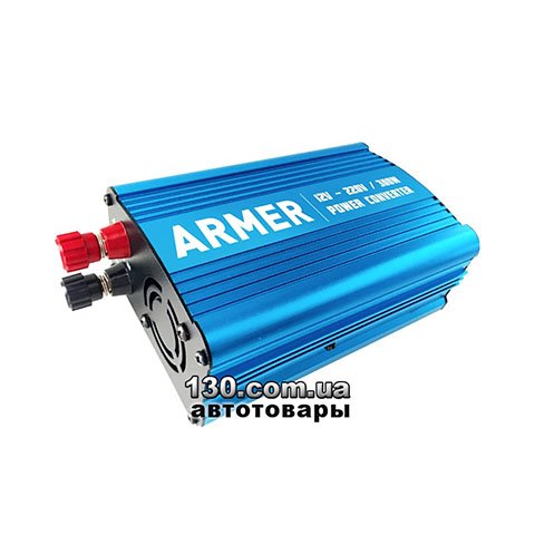 Автомобільний перетворювач напруги (інвертор) ARMER ARM-PI300 12 в 220 Вольт з USB портом (макс. 300 Вт)