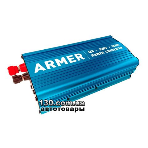 ARMER ARM-PI600 — автомобильный преобразователь напряжения (инвертор) 12 в 220 Вольт с USB портом (макс. 550 Вт)
