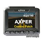 Автомобільний відеореєстратор AXPER Combo Patch з антирадаром, GPS і дисплеєм