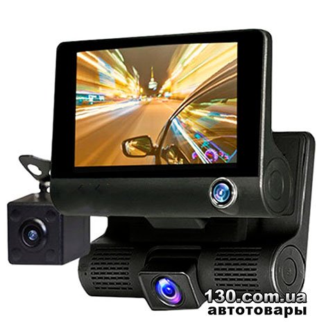AXPER Trio — автомобільний відеореєстратор з дисплеєм і трьома камерами