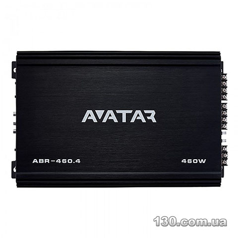 Автомобільний підсилювач звуку Avatar ABR-460.4 BLACK чотириканальний