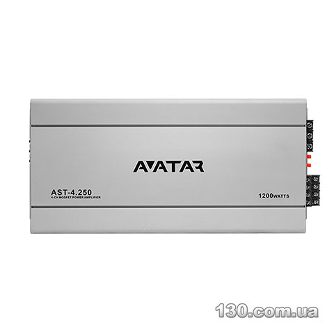 Avatar AST-4.250 — автомобильный усилитель звука четырехканальный