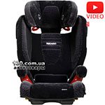 Детское автокресло Recaro Monza расцветка Microfibre black/aquavit + Подарок