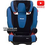 Детское автокресло Recaro Monza SeatFix расцветка Microfibre black/saphir + Подарок