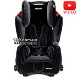 Детское автокресло Recaro Young Sport New расцветка Microfibre black/aquavit + Подарок