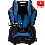 Детское автокресло Recaro Young Sport New расцветка Microfibre black/saphir + Подарок
