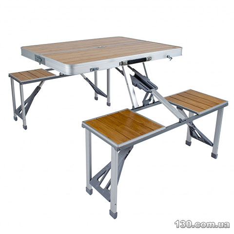 Bo-Camp Bamboo Brown/Silver (1404800) — table