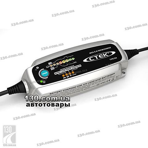 Інтелектуальний зарядний пристрій CTEK MXS 5.0 Test And Charge з режимом десульфатаціі та тестом генератору