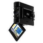 Автомобильный видеорегистратор DOD V650 с двумя камерами, ИК подсветкой и LCD дисплеем + Подарок