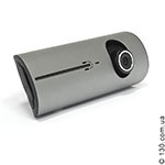 Автомобильный видеорегистратор Dixon DVR-R300 SR с двумя камерами, LCD дисплеем и GPS логгером, корпус серебристый