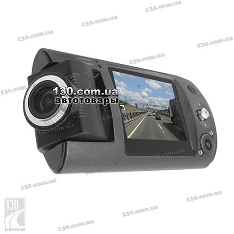 Falcon HD24-LCD-DUO — car DVR with two cams and LCD