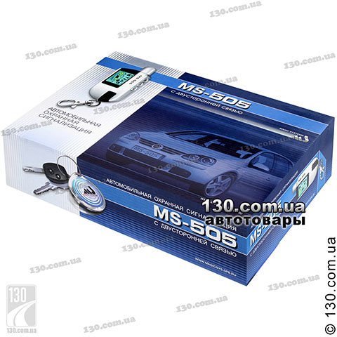 Magic Systems MS-505LAN — автосигнализация (2 ЖКИ брелока) с обратной связью