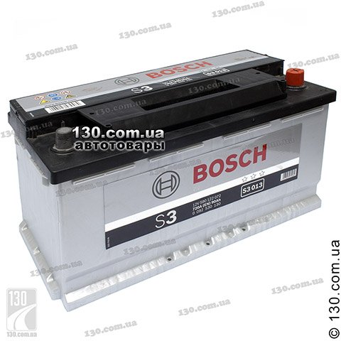 Bosch S3 (0092S30130) 90 Ач — автомобильный аккумулятор «+» справа