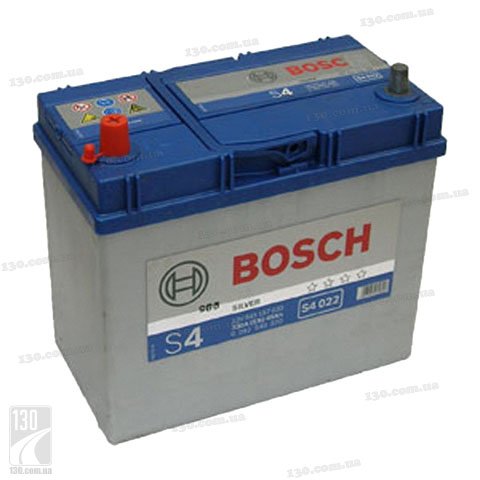 Bosch S4 Silver (0092S40220) 45 Ач — автомобильный аккумулятор «+» слева для азиатских автомобилей