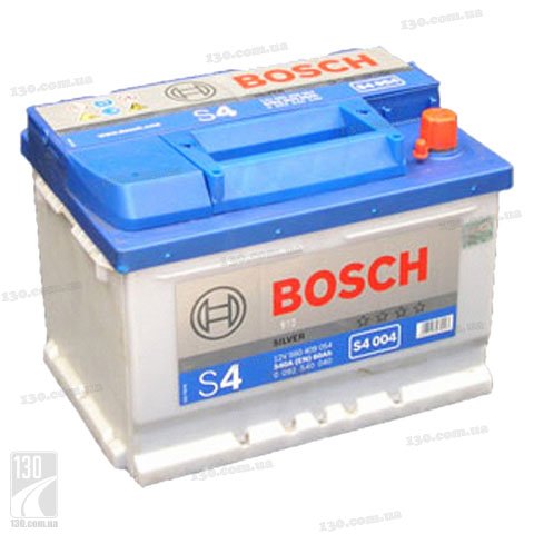 Bosch S4 Silver (0092S40040) 60 Ач — автомобильный аккумулятор «+» справа