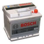 Car battery Bosch S5 Silver Plus 552 401 052 52 Ah right “+”