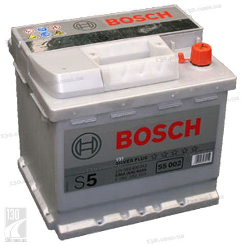 Car battery Bosch S5 Silver Plus 554 400 053 54 Ah right “+”