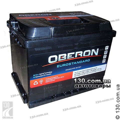 Oberon 6CT-60АЗ — автомобільний акумулятор 60 Аг