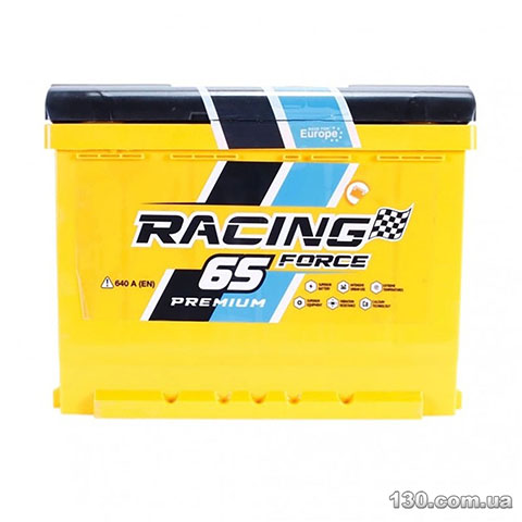Racing Force Premium 6CT 65Ah — car battery «+» right