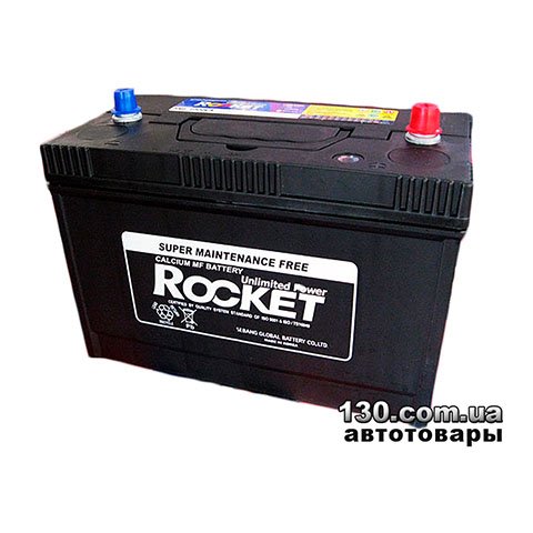 Rocket 6CT-100АЗ E — автомобільний акумулятор 100 Аг «+» праворуч