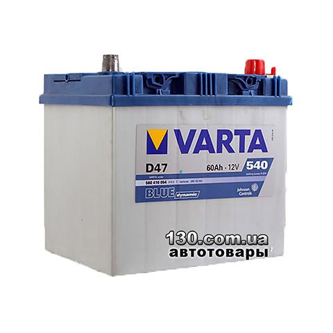 Car battery Varta Blue Dynamic 560 410 054 3132 60 Ah right “+” for Asia type cars