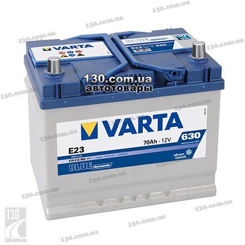 Автомобильный аккумулятор Varta Blue Dynamic 6СТ-70АЗ Е 570412063 E23 70 Ач «+» справа для азиатских автомобилей