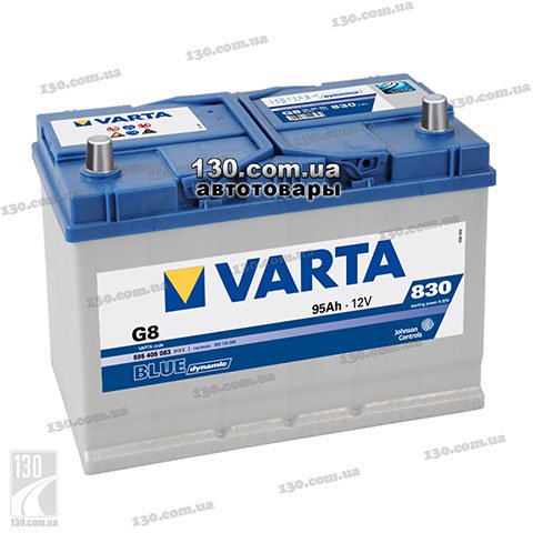 Varta Blue Dynamic 595 405 083 3132 95 Ah — car battery left “+” for Asia type cars