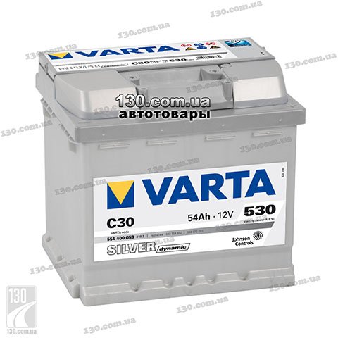 Car battery Varta Silver Dynamic 554 400 053 3162 54 Ah right “+”