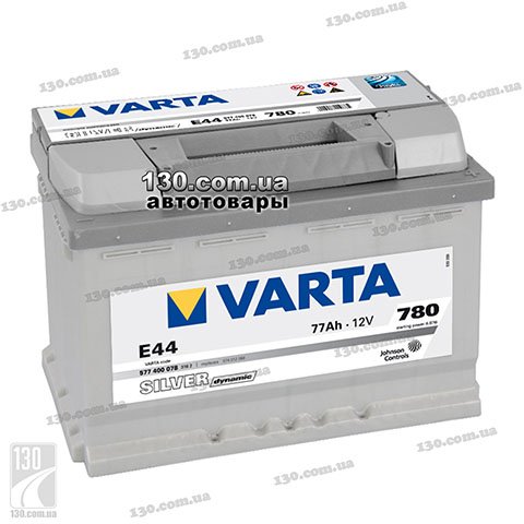 Varta Silver Dynamic 577 400 078 3162 77 Ah — car battery right “+”