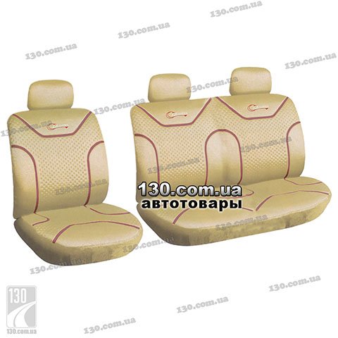 Milex Classic Bus Beige — автомобильные чехлы на передние сидения (1+2) цвет бежевый
