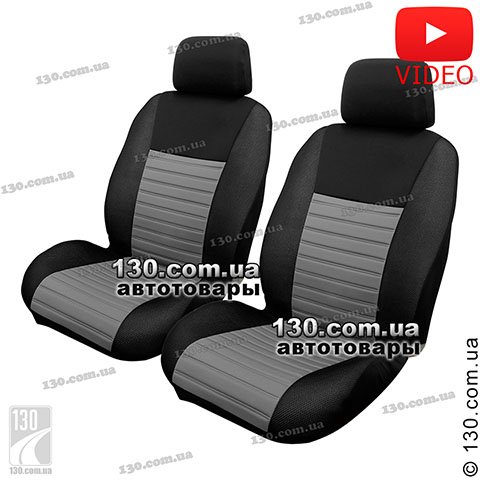 Car seat covers with heat function Milex Arctic Grey