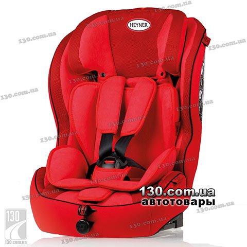 HEYNER MultiRelax AERO Fix — child car seat with ISOFIX Racing Red (798 130)