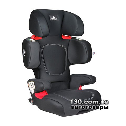 Renolux Renofix — child car seat with ISOFIX Total Black