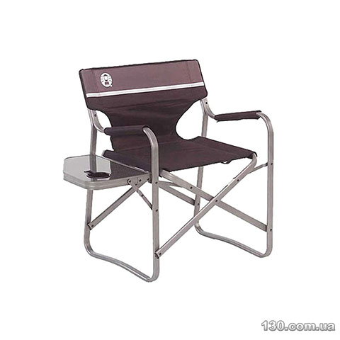 Coleman Deck chair with table — folding chair