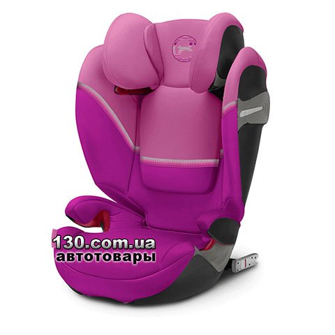 Child car seat with ISOFIX Cybex Solution S i-Fix Magnolia Pink purple