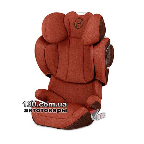 Cybex Solution Z i-Fix Plus Autumn Gold burnt red — child car seat with ISOFIX