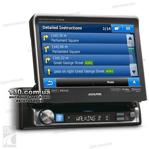 Alpine IVA-D511RB — DVD/USB автомагнитола