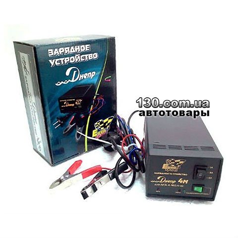 Дніпро 4M — імпульсний зарядний пристрій 12 В, 8 А з режимом десульфатаціі
