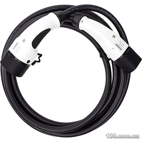 Зарядный кабель Duosida EV200146 Type 2 - Type 2, 32 A, 7.2 кВт, 1 фазный, 5 м