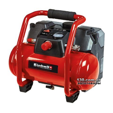 Einhell TE-AC 36/6/8 Li OF Set — direct drive compressor with receiver